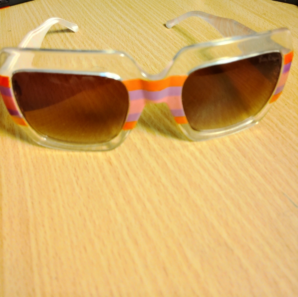 Retro Striped Sunglasses